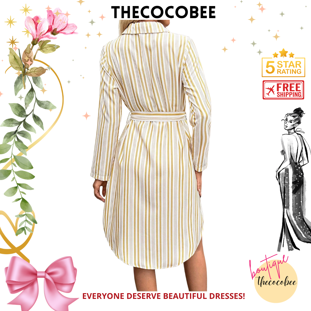 #162 Multicolor Long Sleeve Dresses For Women