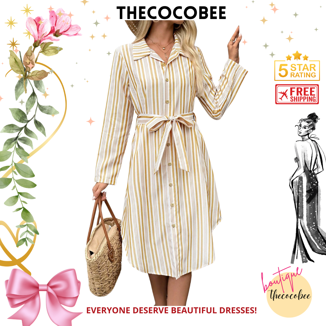 #162 Multicolor Long Sleeve Dresses For Women