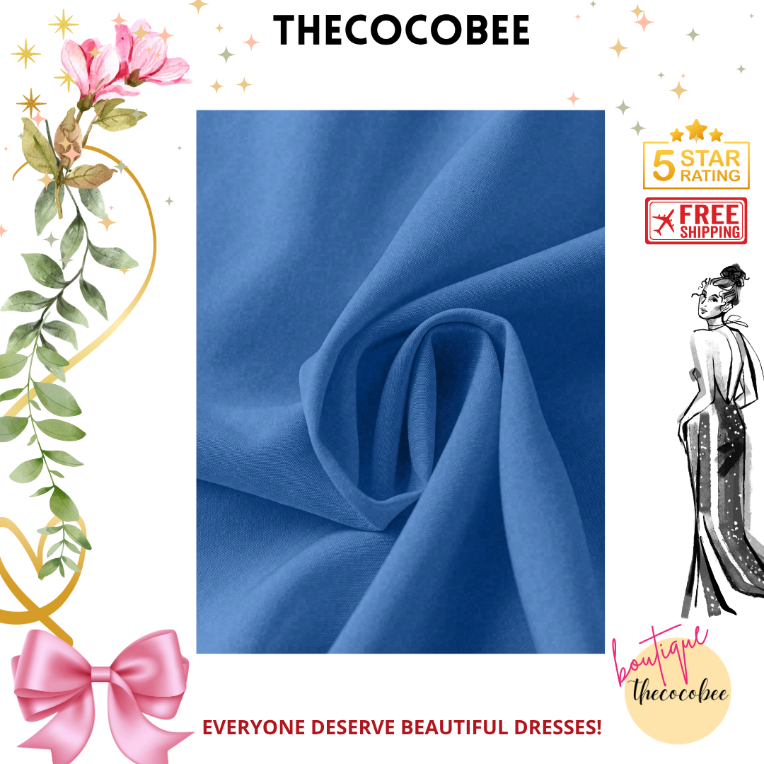 #161 Blue Casual Everyday Commute Solid Color Roll Tab Sleeve Loose Shirt Dress, Spring/Autumn